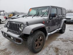 Jeep Wrangler salvage cars for sale: 2014 Jeep Wrangler Unlimited Sahara