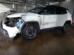 Jeep Compass salvage cars for sale: 2025 Jeep Compass Trailhawk