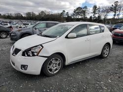 Pontiac Vibe salvage cars for sale: 2009 Pontiac Vibe