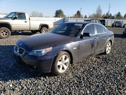 BMW salvage cars for sale: 2007 BMW 530 XI