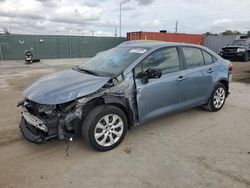 Toyota Corolla salvage cars for sale: 2021 Toyota Corolla LE