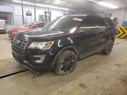 Ford Explorer salvage cars for sale: 2017 Ford Explorer XLT