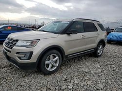 Ford Explorer salvage cars for sale: 2017 Ford Explorer XLT