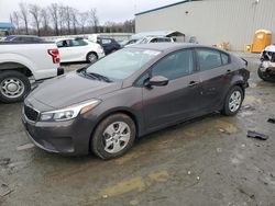 KIA Forte salvage cars for sale: 2017 KIA Forte LX