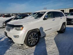 Jeep Grand Cherokee salvage cars for sale: 2018 Jeep Grand Cherokee Overland