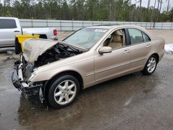 Mercedes-Benz salvage cars for sale: 2002 Mercedes-Benz C 240