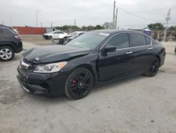 Honda Accord salvage cars for sale: 2017 Honda Accord Sport