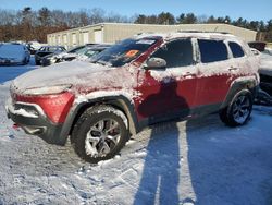 Jeep salvage cars for sale: 2014 Jeep Cherokee Trailhawk