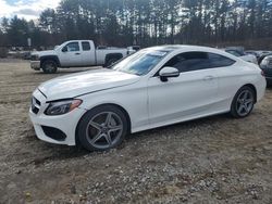 Mercedes-Benz salvage cars for sale: 2018 Mercedes-Benz C 300 4matic