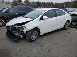 2018 Toyota Corolla L en venta en Exeter, RI