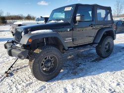 Jeep Wrangler salvage cars for sale: 2015 Jeep Wrangler Sport