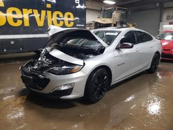 Salvage cars for sale from Copart Elgin, IL: 2022 Chevrolet Malibu LT