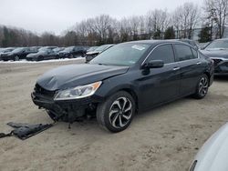 Salvage cars for sale from Copart North Billerica, MA: 2016 Honda Accord EXL