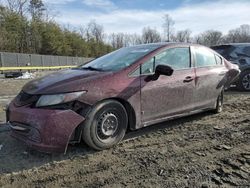 Honda salvage cars for sale: 2015 Honda Civic LX