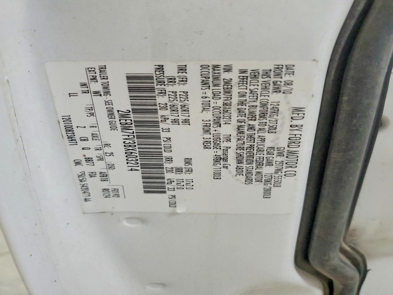 2011 Mercury Grand Marquis ls