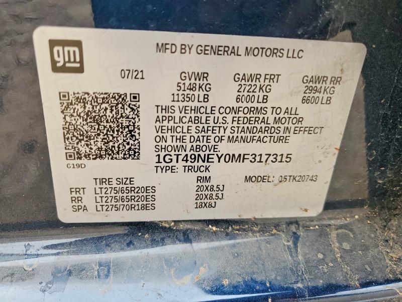 2021 GMC Sierra K2500 slt