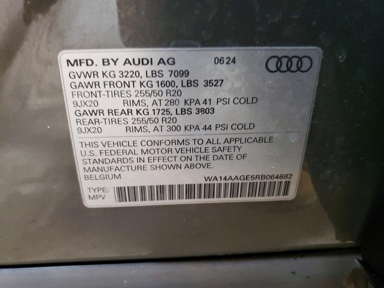 2024 Audi Q8 E-tron Premium