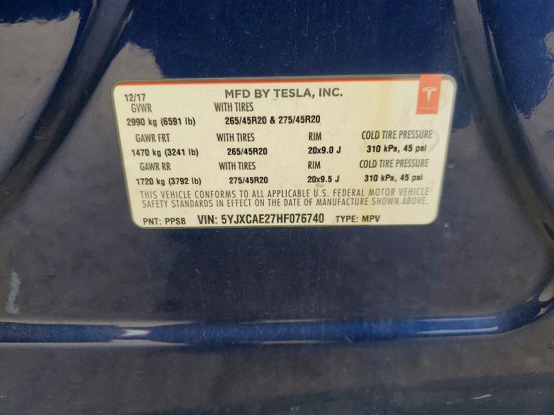 2017 Tesla Model x