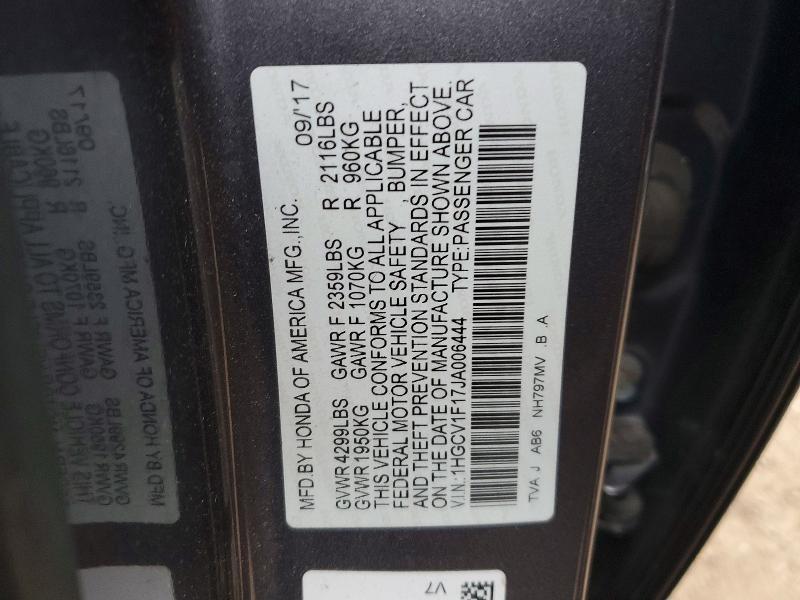 2018 Honda Accord lx