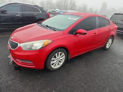 KIA salvage cars for sale: 2014 KIA Forte lx