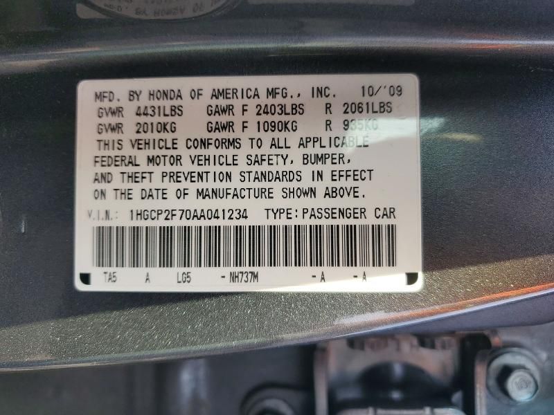 2010 Honda Accord ex