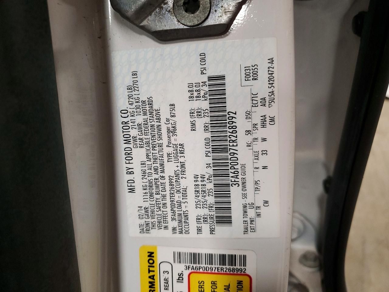 2014 Ford Fusion Titanium