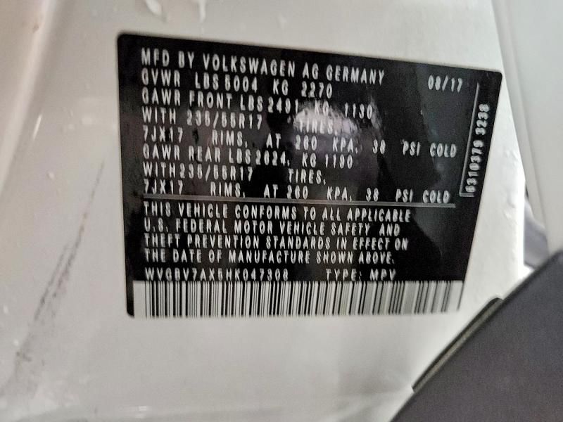 2017 Volkswagen Tiguan s