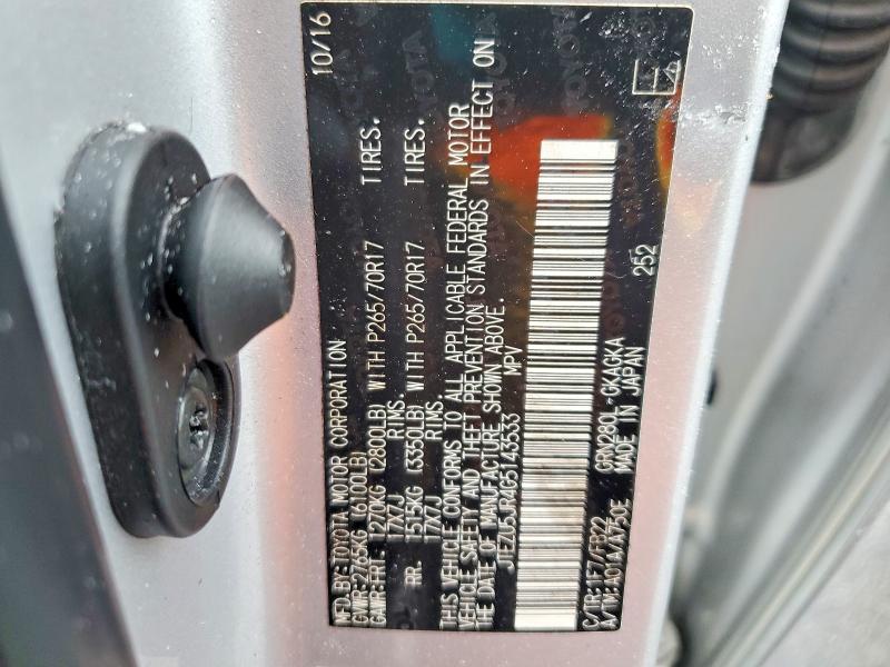 2016 Toyota 4runner SR5