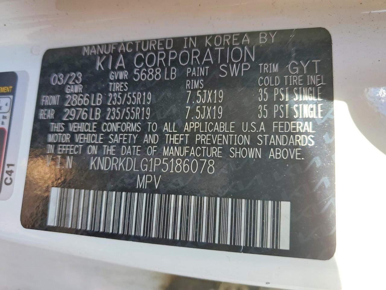 2023 KIA Sorento sxp