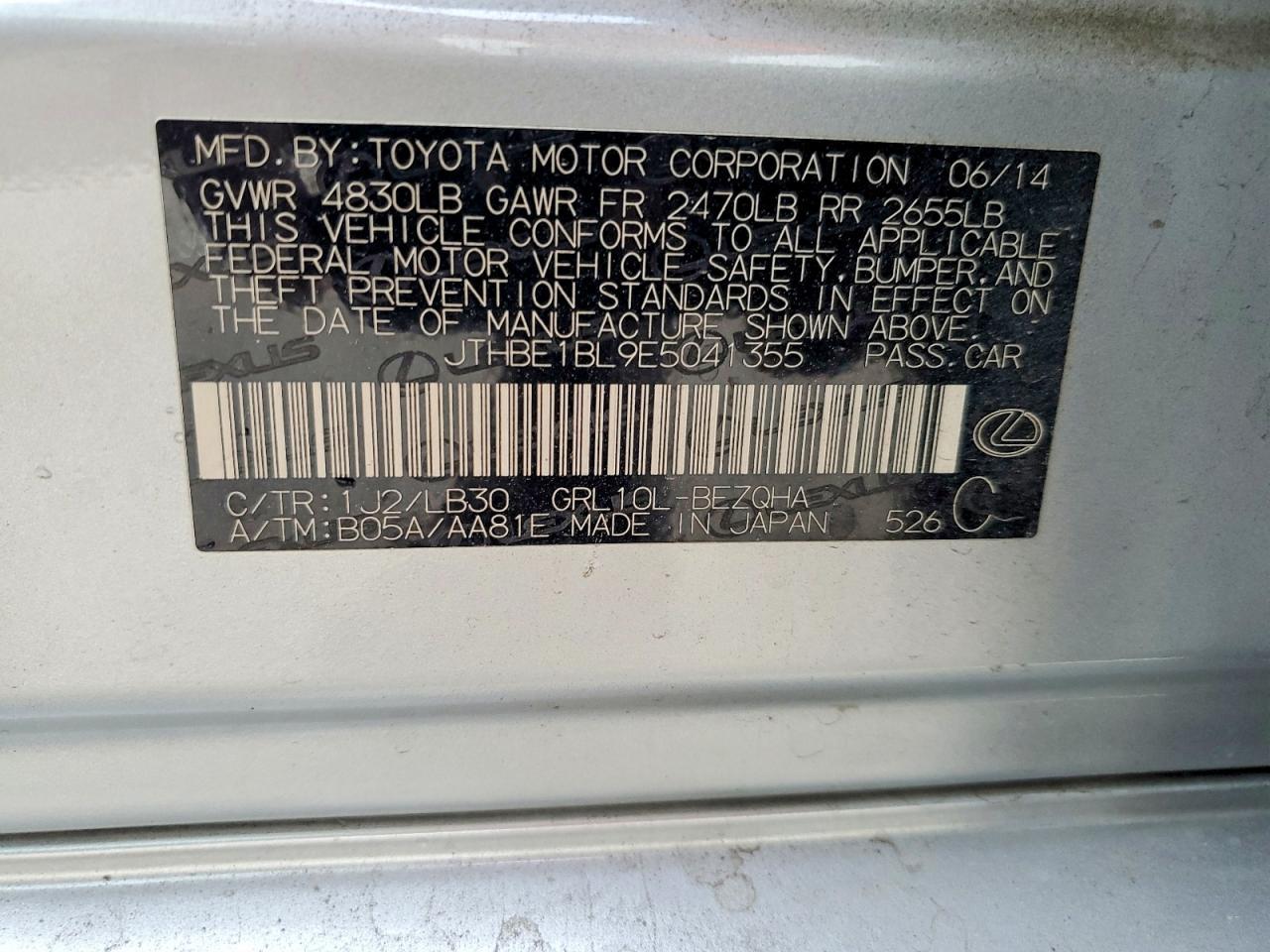 2014 Lexus Gs 350