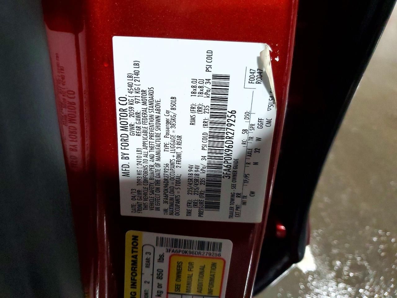 2013 Ford Fusion Titanium