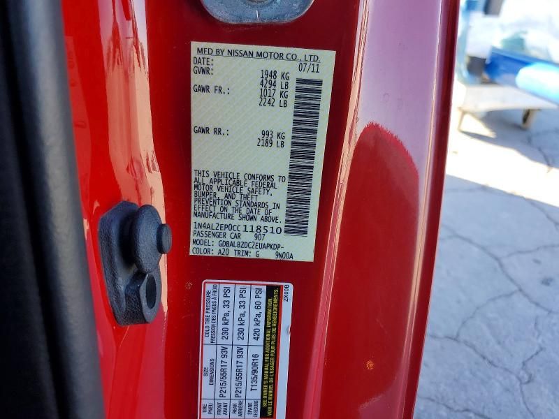 2012 Nissan Altima s