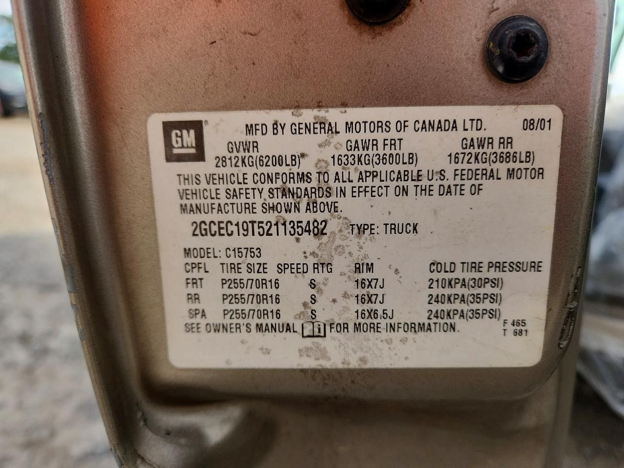 2002 Chevrolet Silverado C1500