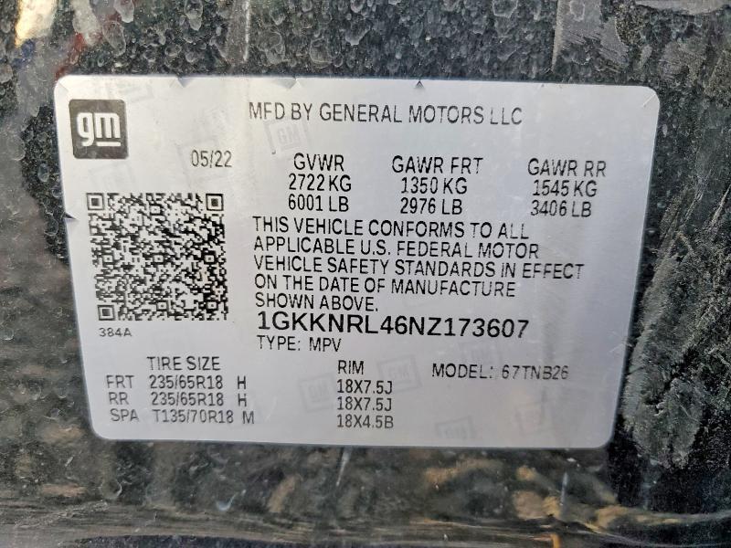 2022 GMC Acadia sle
