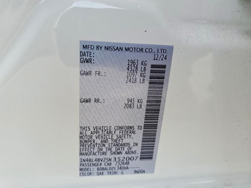 2025 Nissan Altima s