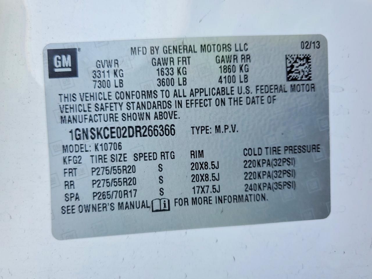 2013 Chevrolet Tahoe K1500 ltz