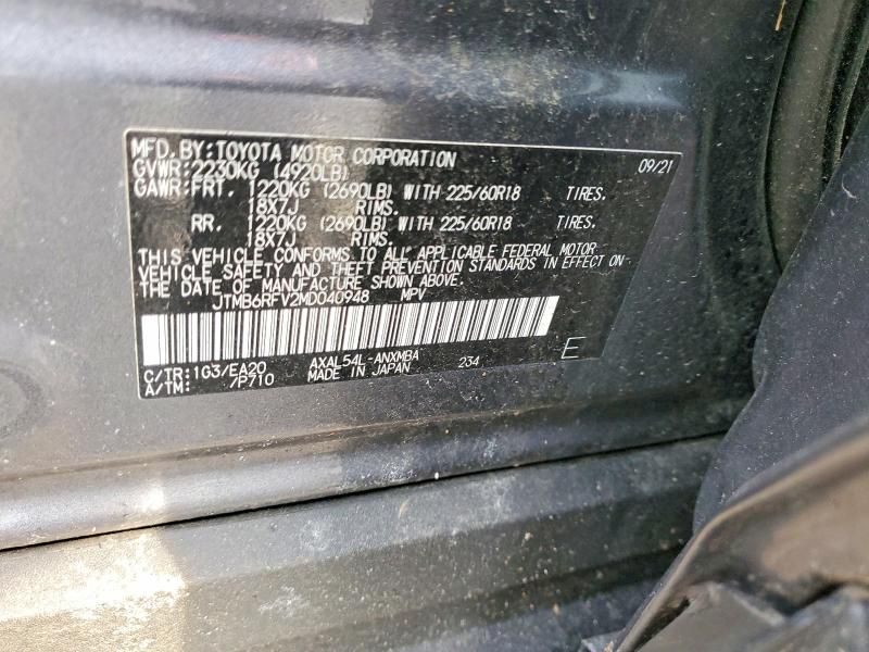 2021 Toyota Rav4 xle Premium