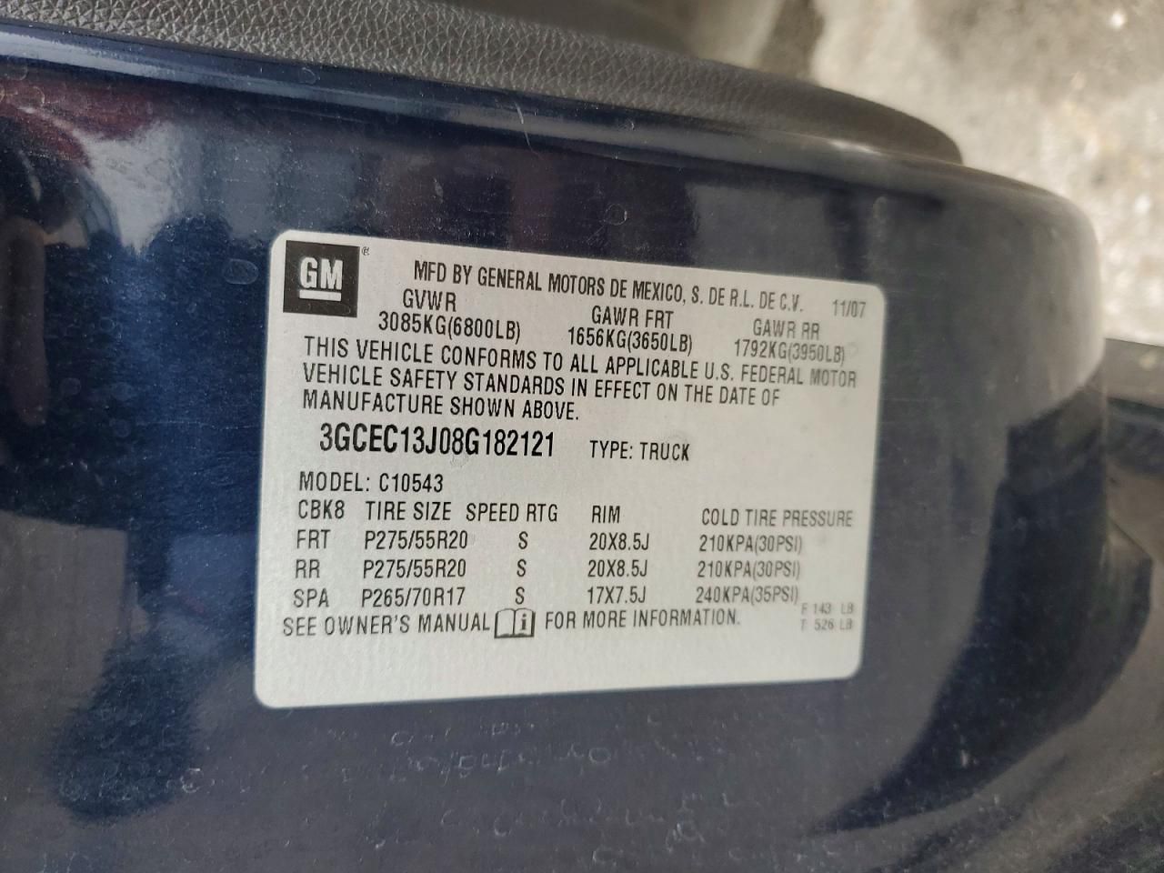 2008 Chevrolet Silverado C1500