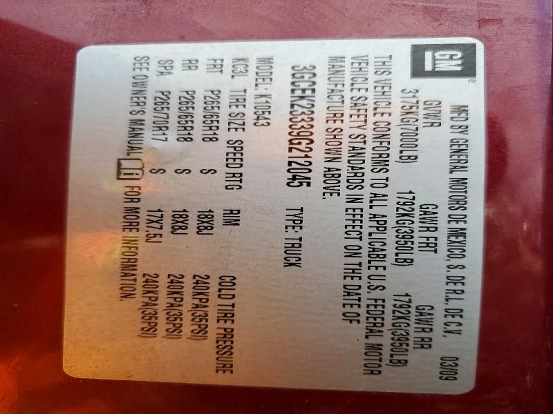 2009 Chevrolet Silverado K1500 lt