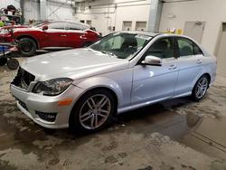 Mercedes-Benz C-class salvage cars for sale: 2014 Mercedes-Benz C 300 4matic