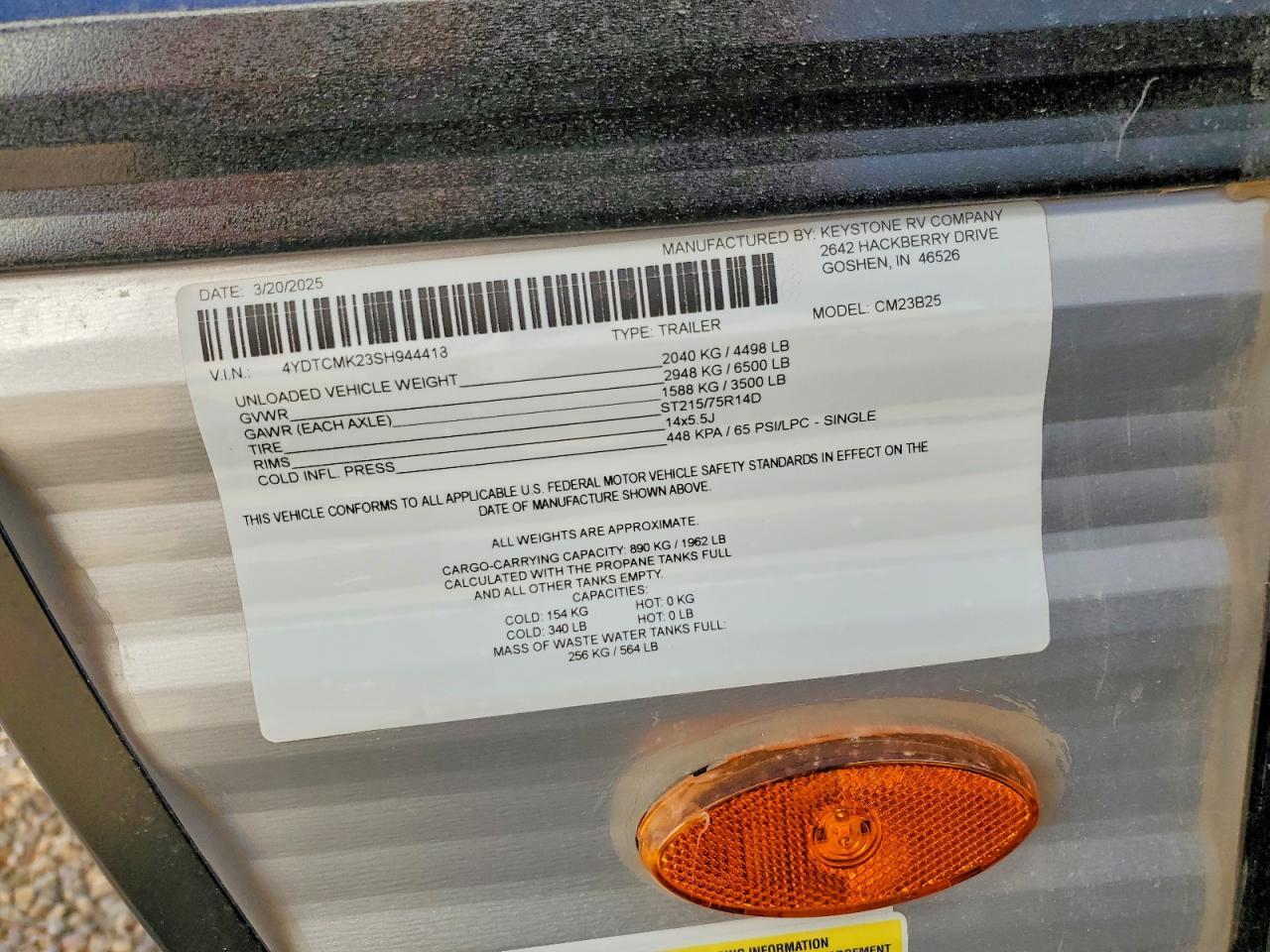 2025 Coleman 2025 Keystone Coleman Camper