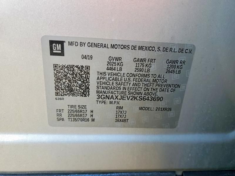 2019 Chevrolet Equinox lt