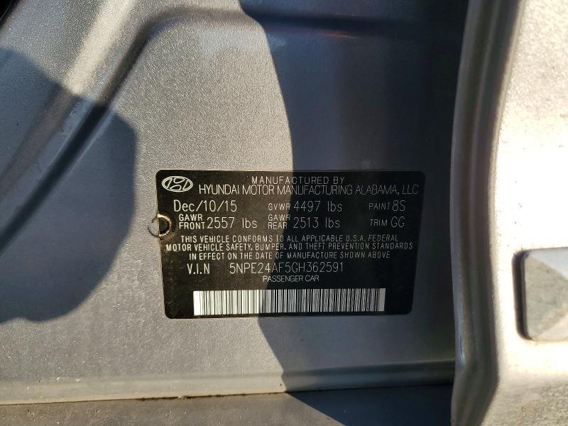 2016 Hyundai Sonata se