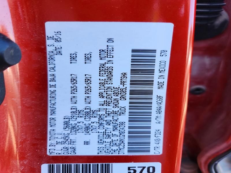 2016 Toyota Tacoma Double Cab