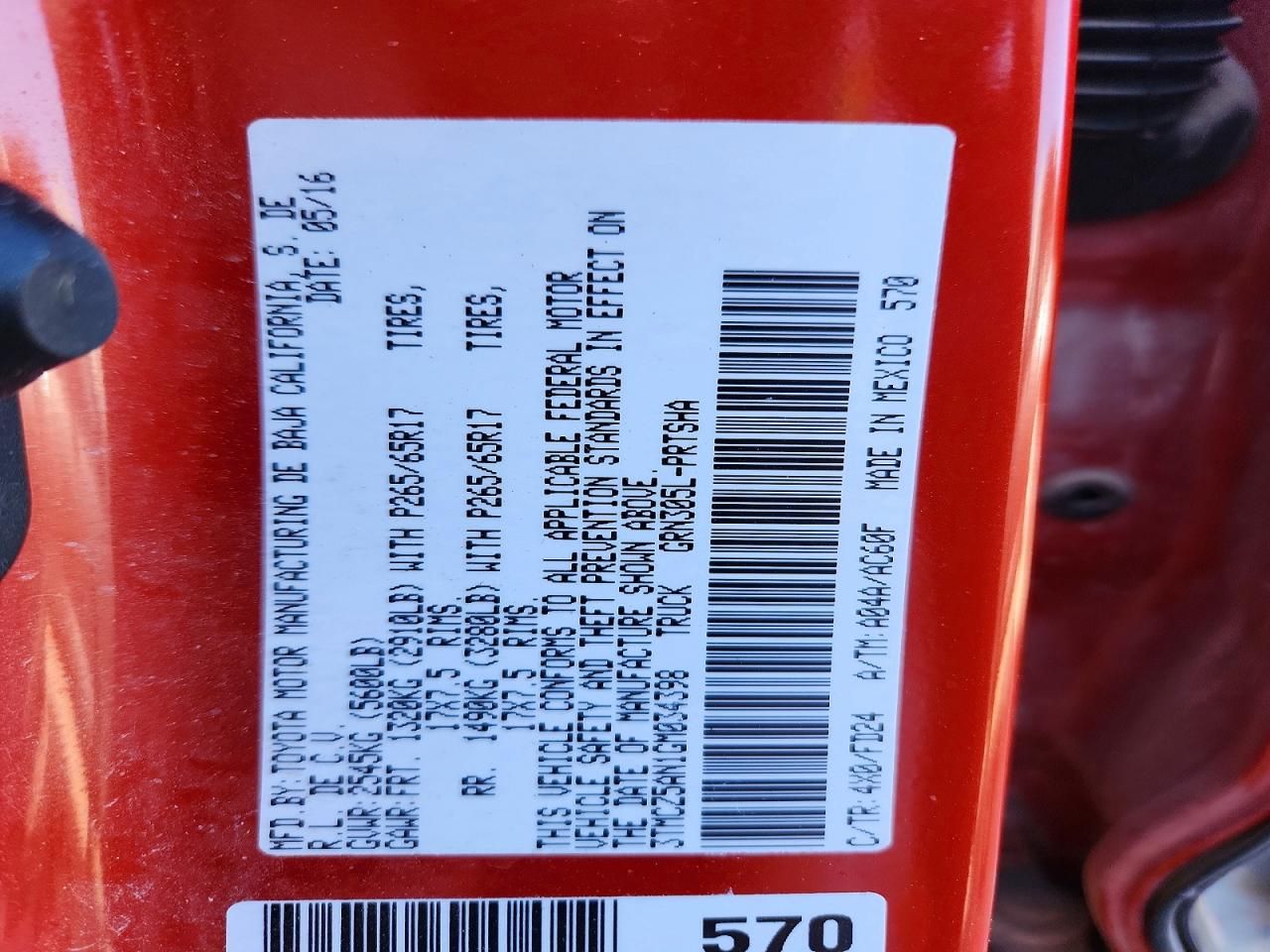 2016 Toyota Tacoma Double Cab