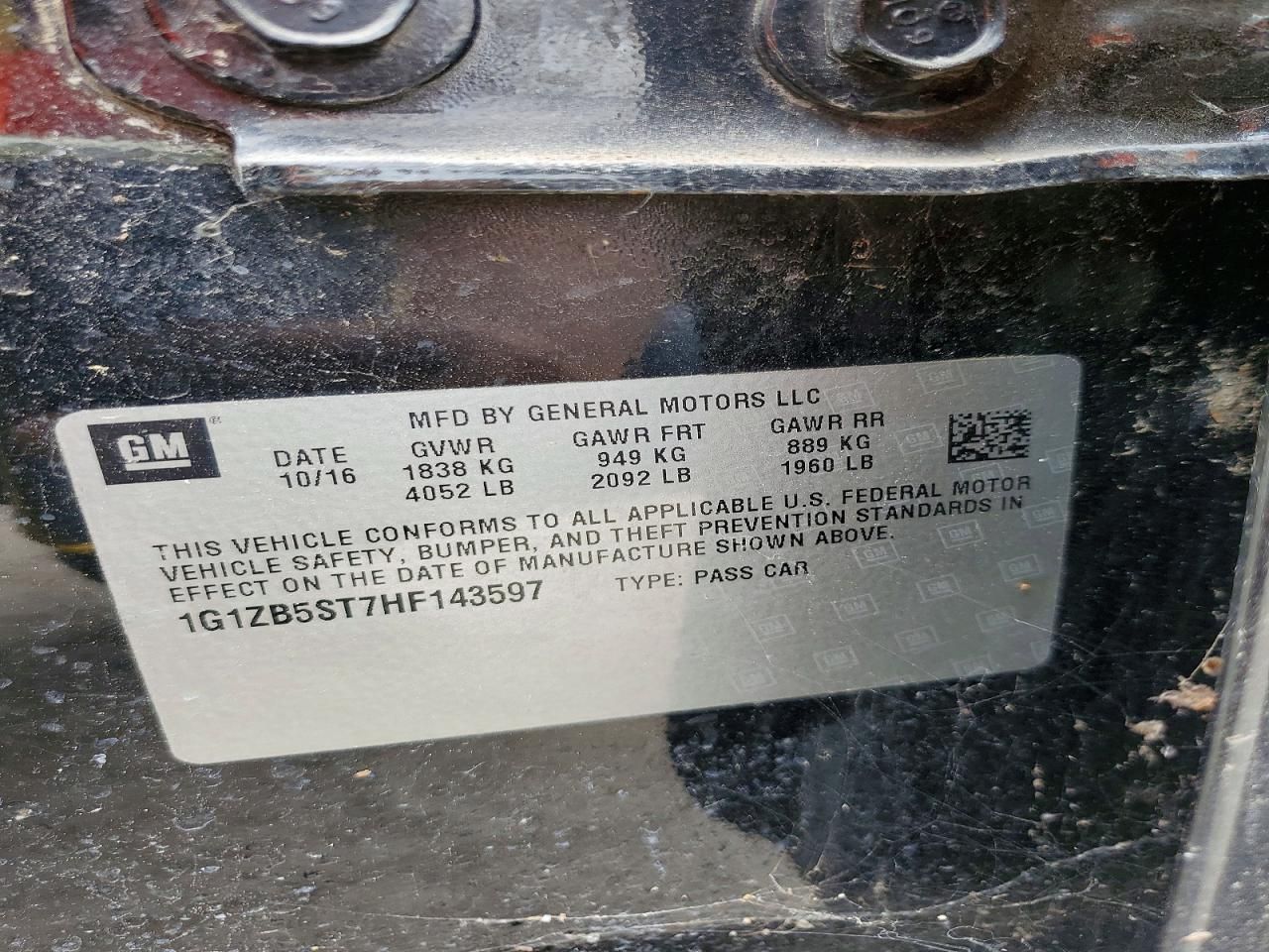 2017 Chevrolet Malibu ls