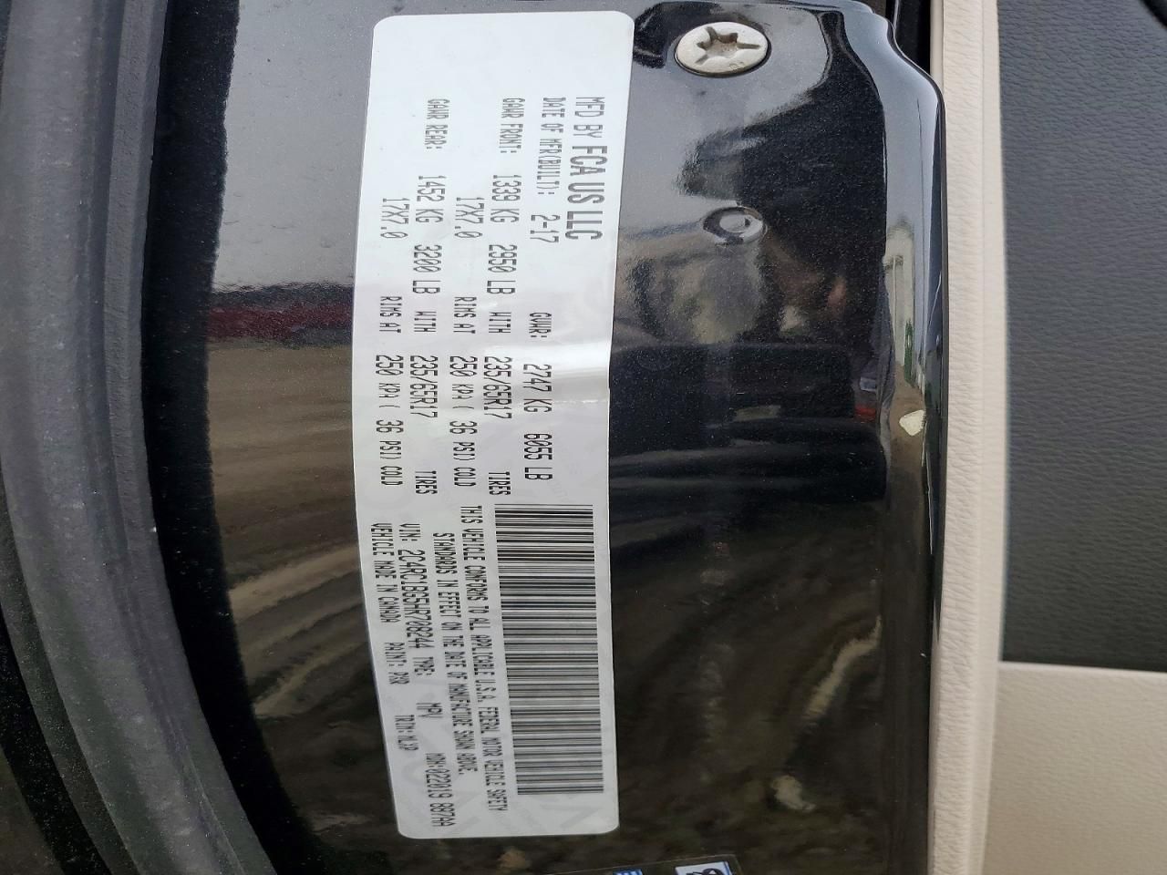 2017 Chrysler Pacifica Touring l