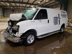 Salvage cars for sale from Copart West Mifflin, PA: 2022 Chevrolet Express G2500 Delivery Van