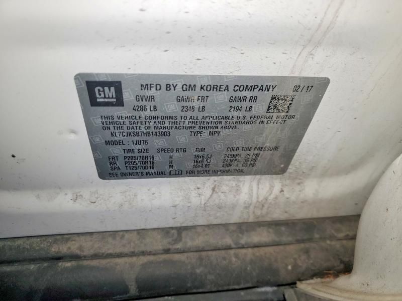 2017 Chevrolet Trax ls