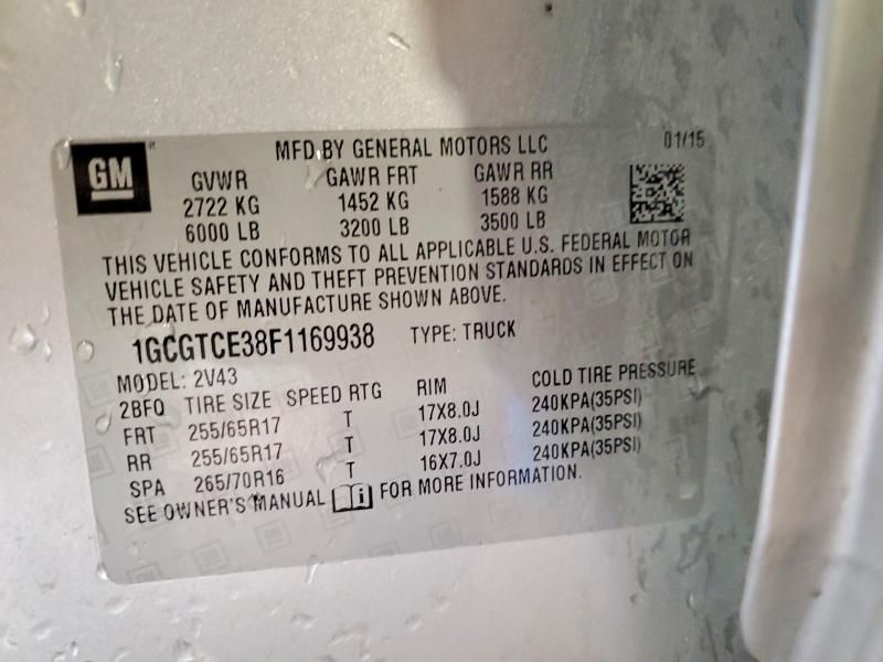 2015 Chevrolet Colorado Z71